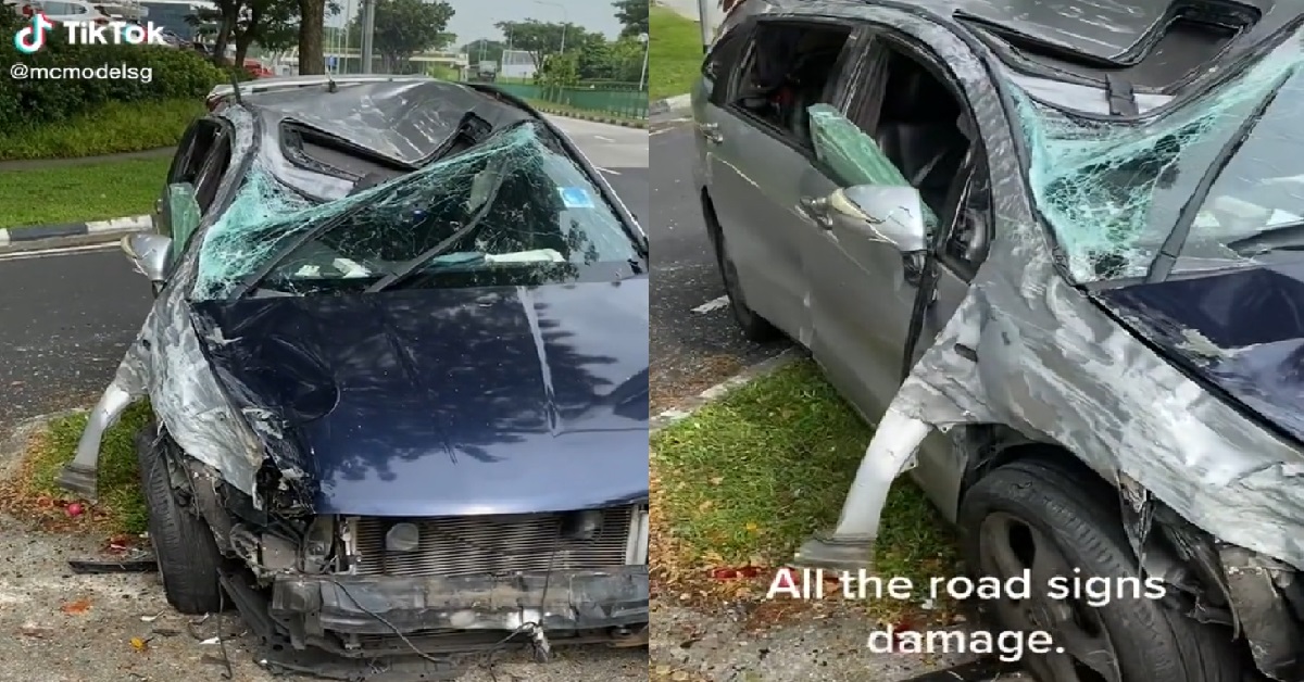 TWO PEOPLE SENT TO HOSPITAL AFTER HORRIFIC ACCIDENT @ YIO CHU KANG