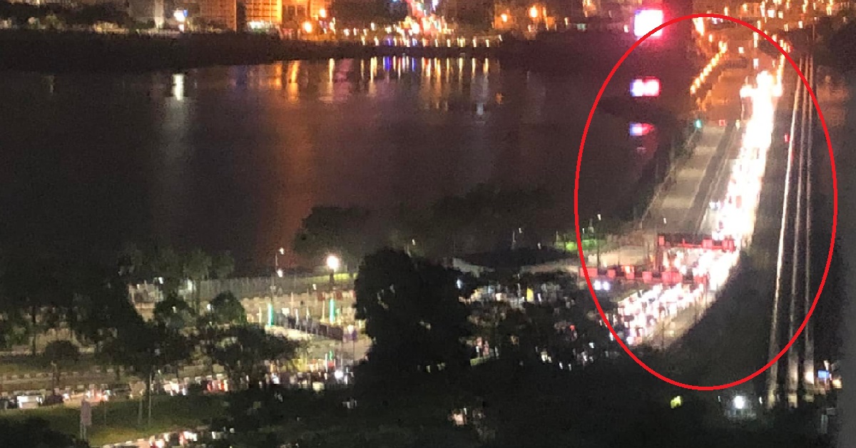 HEAVY JAM AT CAUSEWAY – M’SIANS RETURNING TO S’PORE TO WORK