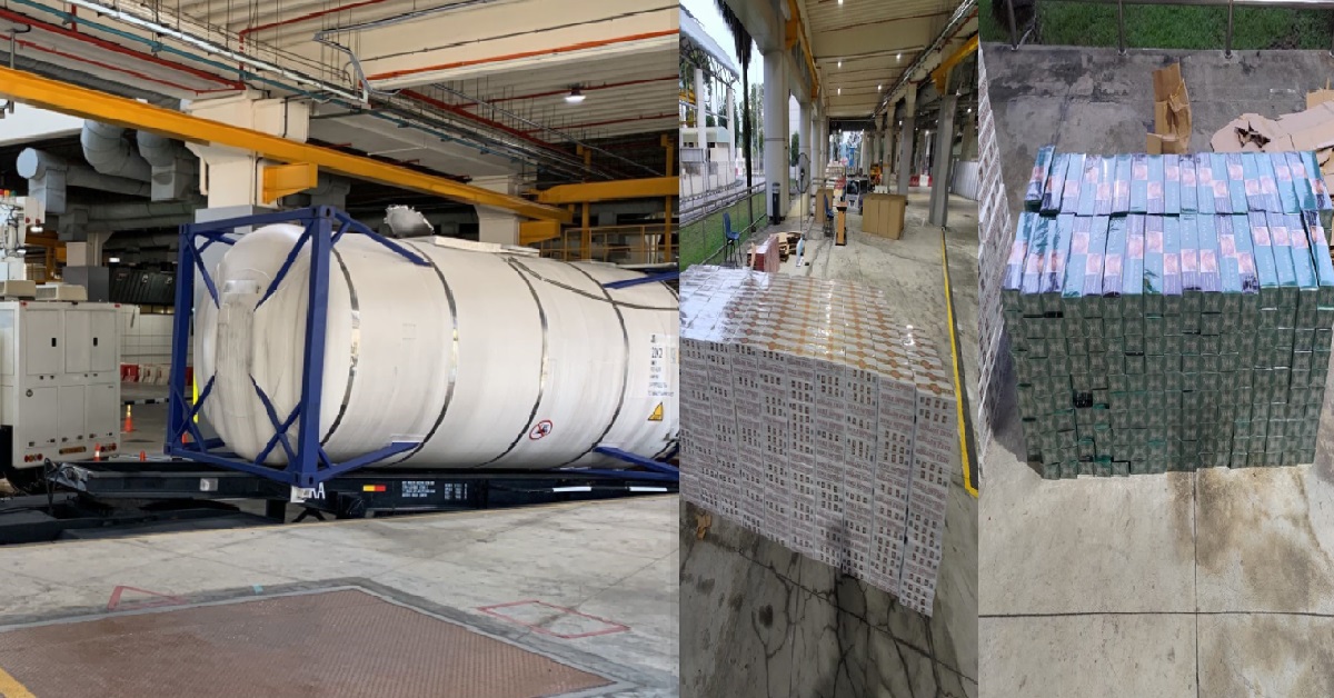 M’SIAN LORRY SMUGGLING CIGARETTES INTO S’PORE CAUGHT BY ICA OFFICERS