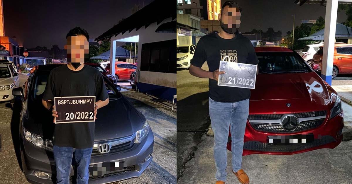 S’POREAN ARRESTED FOR DRINK DRIVING IN JOHOR BAHRU, OPERATION MABUK