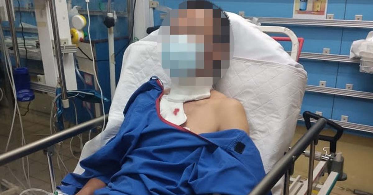 16 Y.O GIRL SLASHED THROAT OF TAXI DRIVER OVER RM400 TAXI FARE