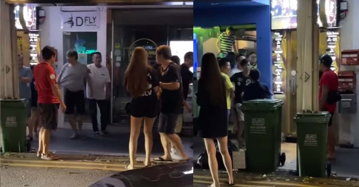 DRUNKARDS WANT TO START A FIGHT AT SERANGOON GARDEN