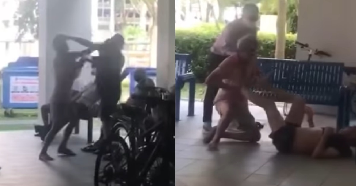 AH PEKS 1V1 FIGHT AT VOID DECK, WRESTLE ON THE FLOOR LIKE WWE