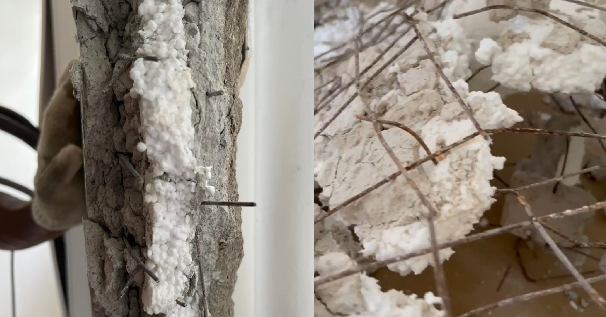 HDB RESPONDS TO MAN WHO FOUND STYROFOAM IN HIS WALL – IT’S SAFE