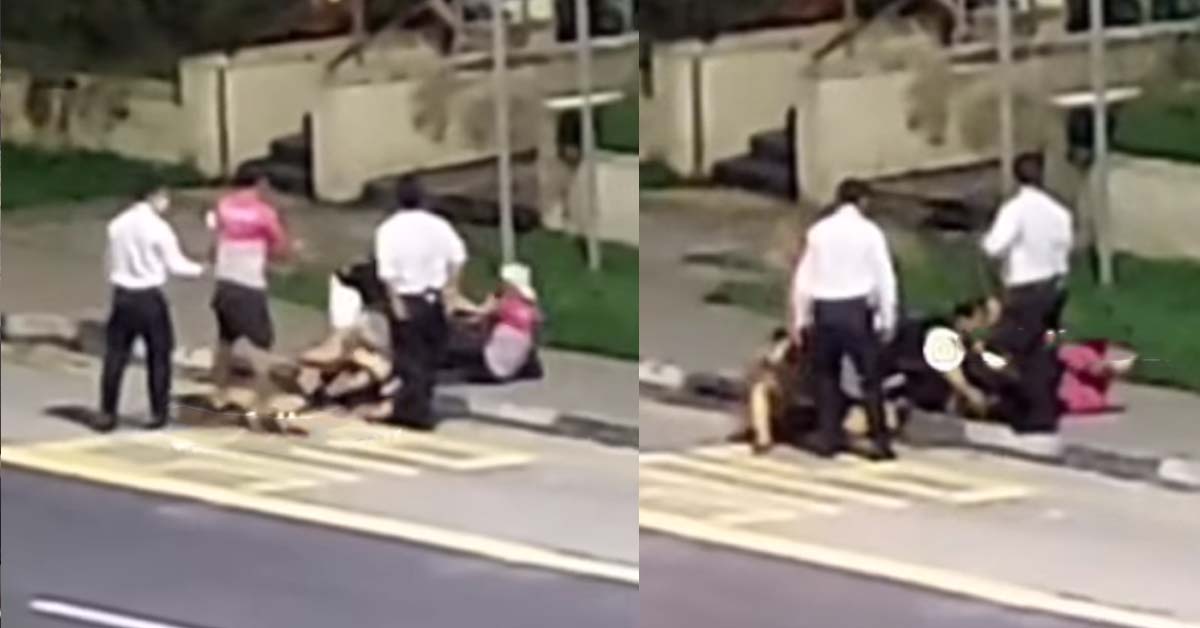 FOOD PANDA RIDERS FIGHT ALONGSIDE ROAD, BECOME KUNGFU PANDA