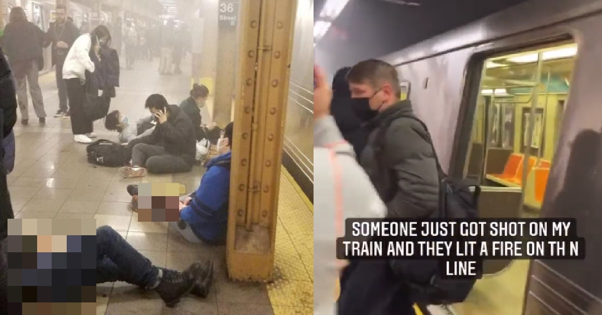MASKED GUNMAN OPENED FIRE IN NEW YORK SUBWAY, 10 PEOPLE SHOT