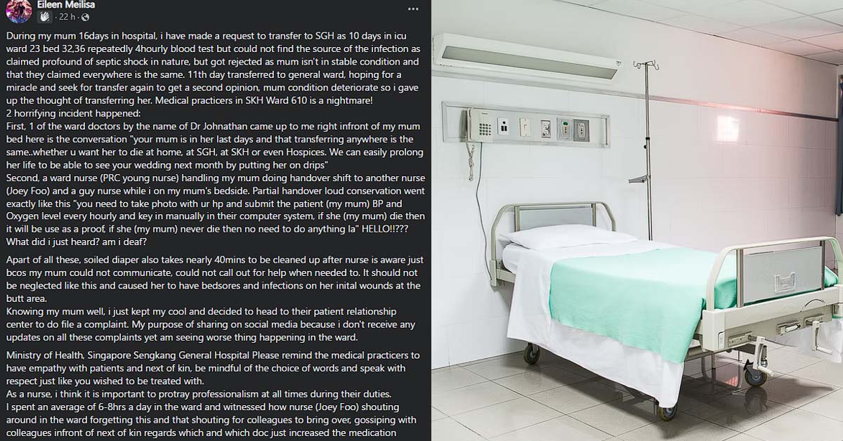 WOMAN CLAIMED THAT SKH MEDICAL STAFF “LACK OF EMPATHY”
