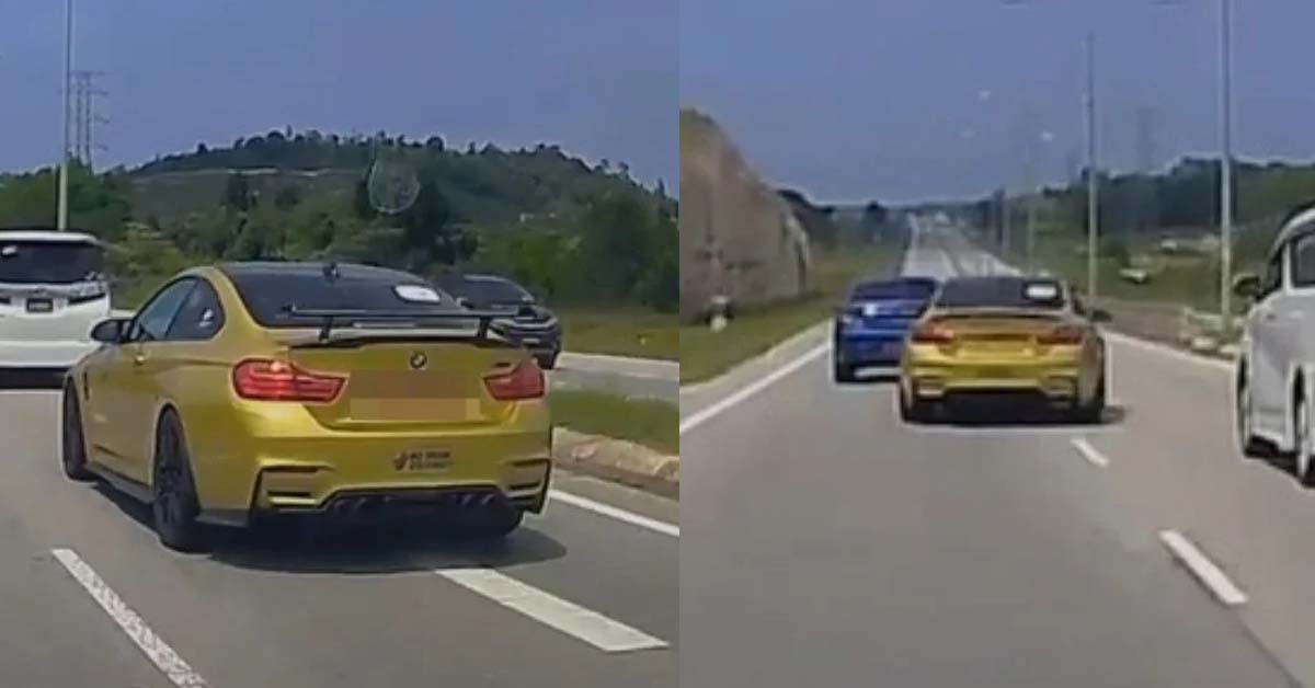 MSIAN POLICE INVESTIGATING SG BMW CAR DRIVING RECKLESSLY