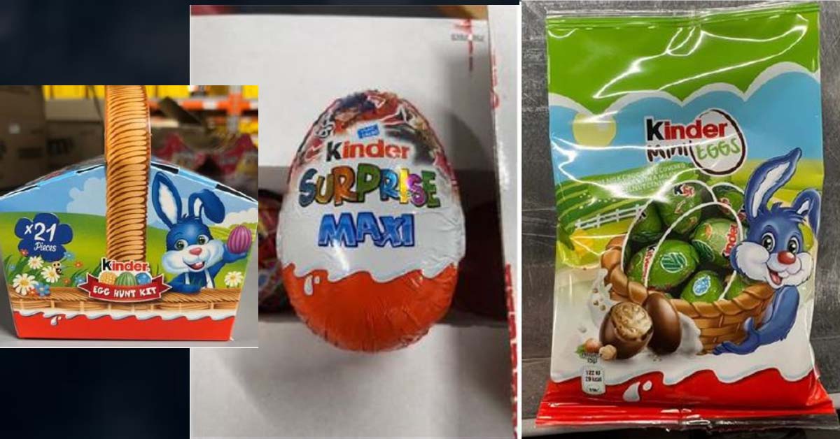 3 MORE KINDER CHOCO PRODUCTS RECALLED, POSSIBLE PRESENCE OF SALMONELLA