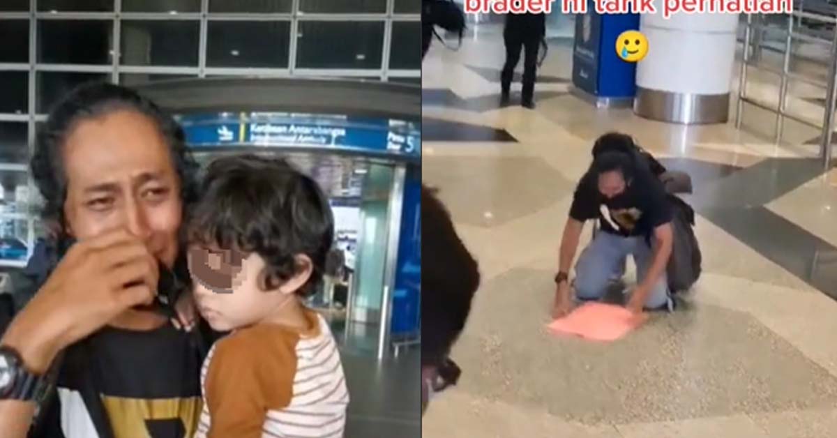 M’SIAN MAN KNEELS IN FRONT OF WIFE AFTER GOING SG FOR 1.5 YEARS DIDN’T KNOW SHE PREGNANT