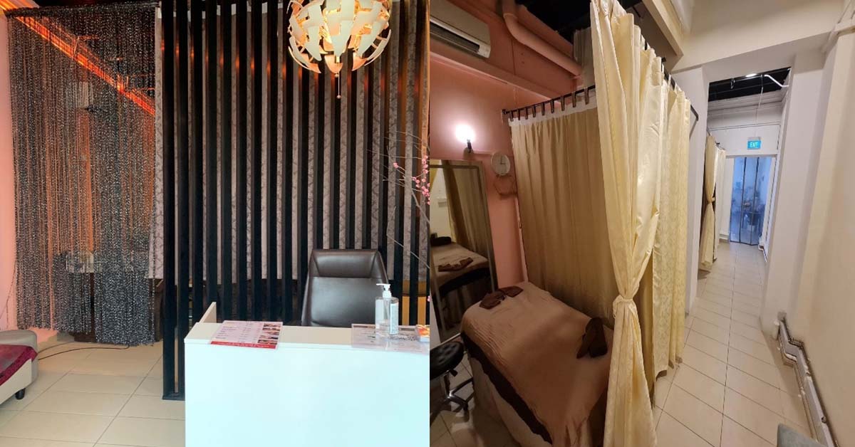 TWO WOMEN WERE ARRESTED AT MASSAGE PARLOURS ALONG GEYLANG ROAD