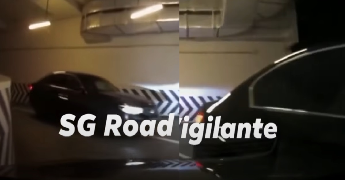 MERCEDES HITS CAR AT CARPARK, THEN DRIVES AWAY IN HIT-&-RUN ACCIDENT