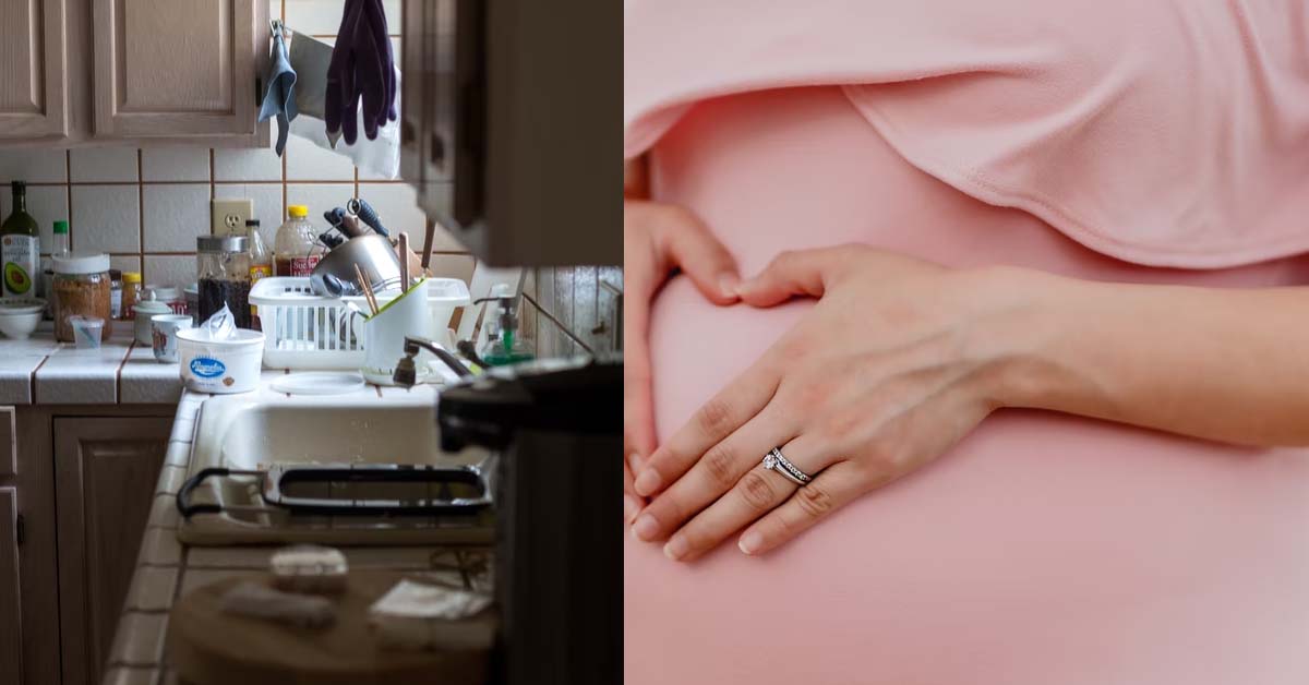 MAN SCOLDS PREGNANT WIFE FOR NOT CLEANING HOME, GETS KICKED OUT