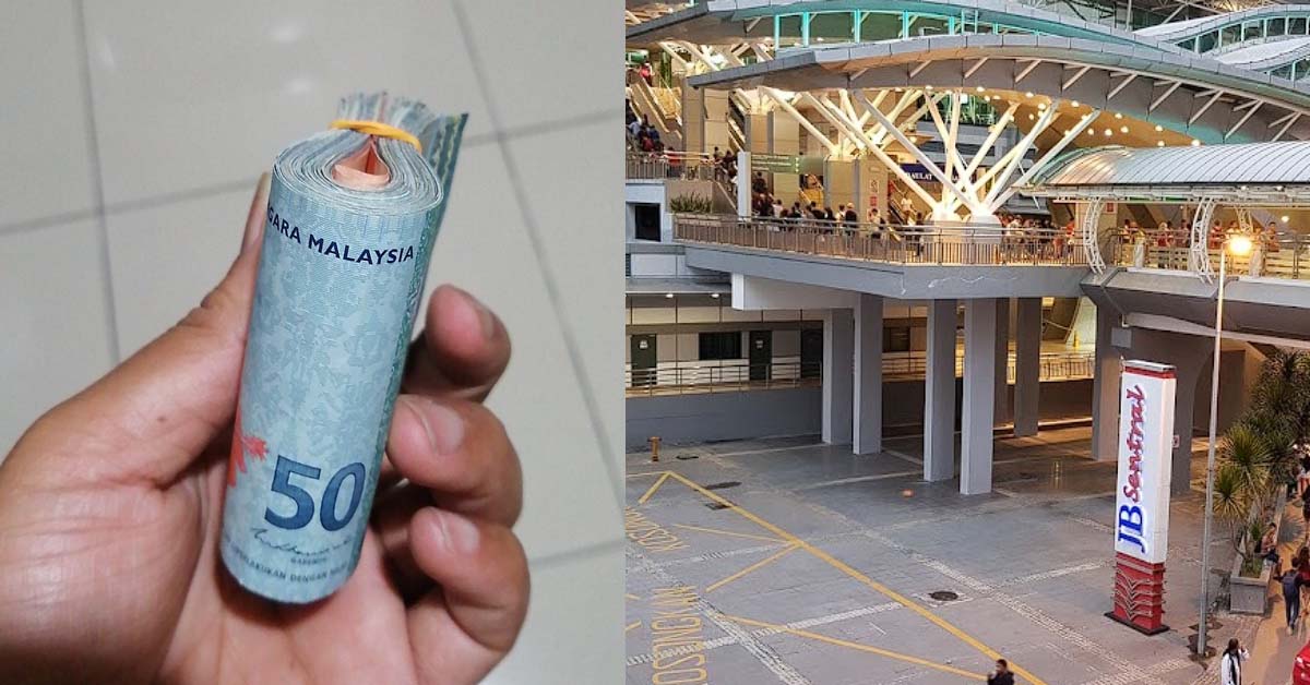 WOMAN FOUND A STACK OF CASH AT JOHOR CUSTOM, FAKE OWNERS WANT TO CLAIM IT