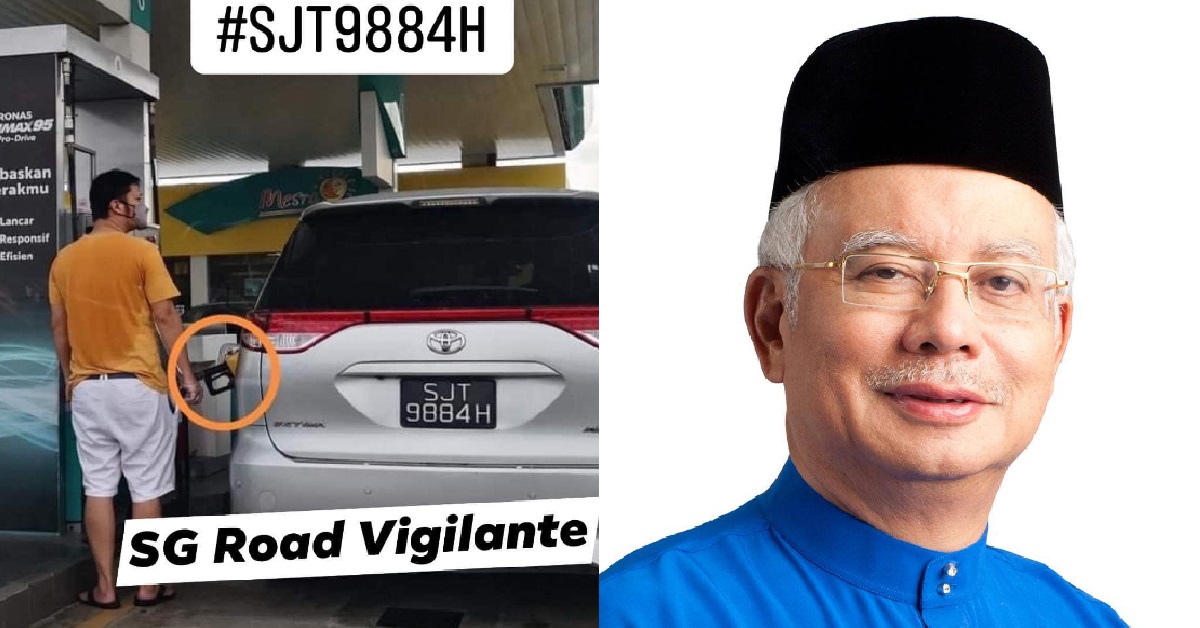 NAJIB CRITICIZES S’PORE CARS FOR PUMPING M’SIA’S SUBSIDIZED PETROL