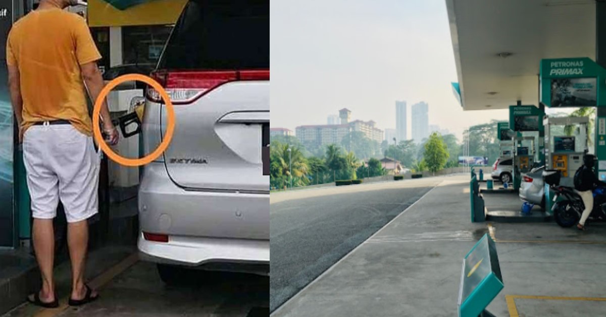 SPORE CAR GOES MSIA TO PUMP RON 95, APPARENTLY NOT ALLOWED