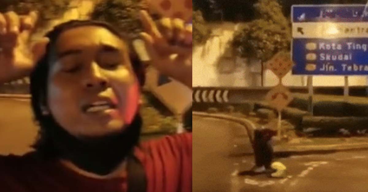 MAN KNEELS AND CRIES AFTER RETURNING TO M’SIA, HIS MOTHERLAND