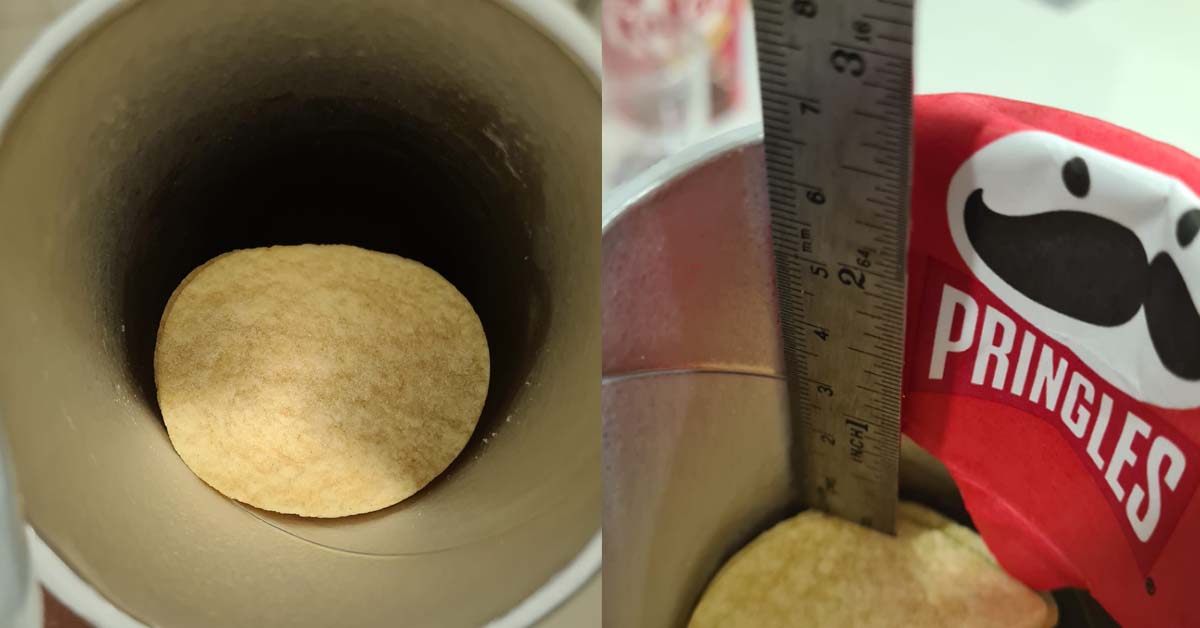NETIZENS MEASURED PRINGLES CHIPS & SAID THE CHIPS SHRINK DUE TO “SHRINKFLATION”