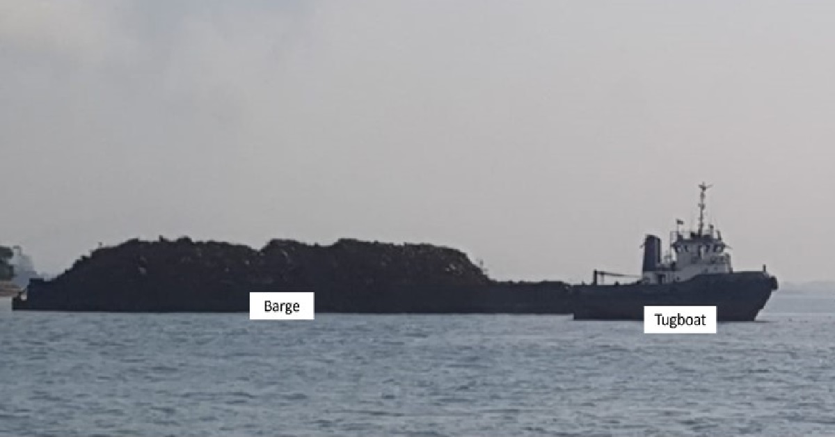 9 MEN ARRESTED FOR STEALING SCRAP METAL FROM MOVING BARGE NEAR KUSU ISLAND