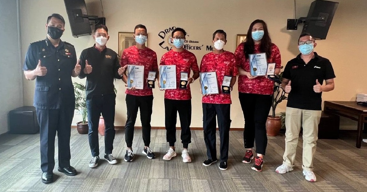 SPORT S’PORE STAFF AWARDED BY SCDF FOR SAVING COLLAPSED MAN