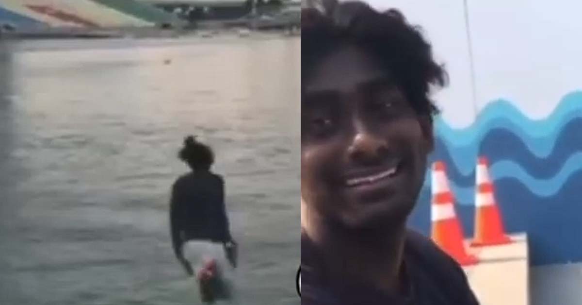YP DARES EACH OTHER TO JUMP INTO THE SINGAPORE RIVER