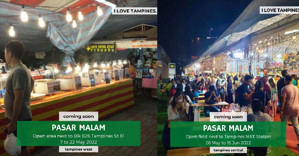 2 PASAR MALAMS RETURNING TO TAMPINES, FROM 7 MAY TO 16 JUNE