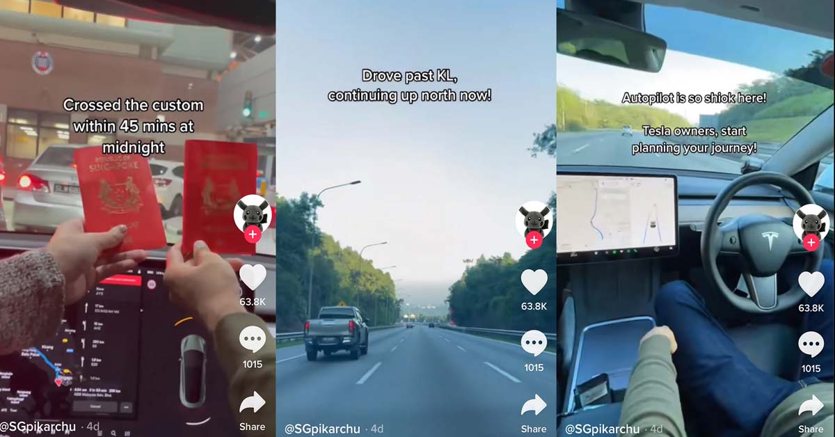 M’SIAN POLICE INVESTIGATING TESLA DRIVER WHO USED AUTOPILOT TO PENANG