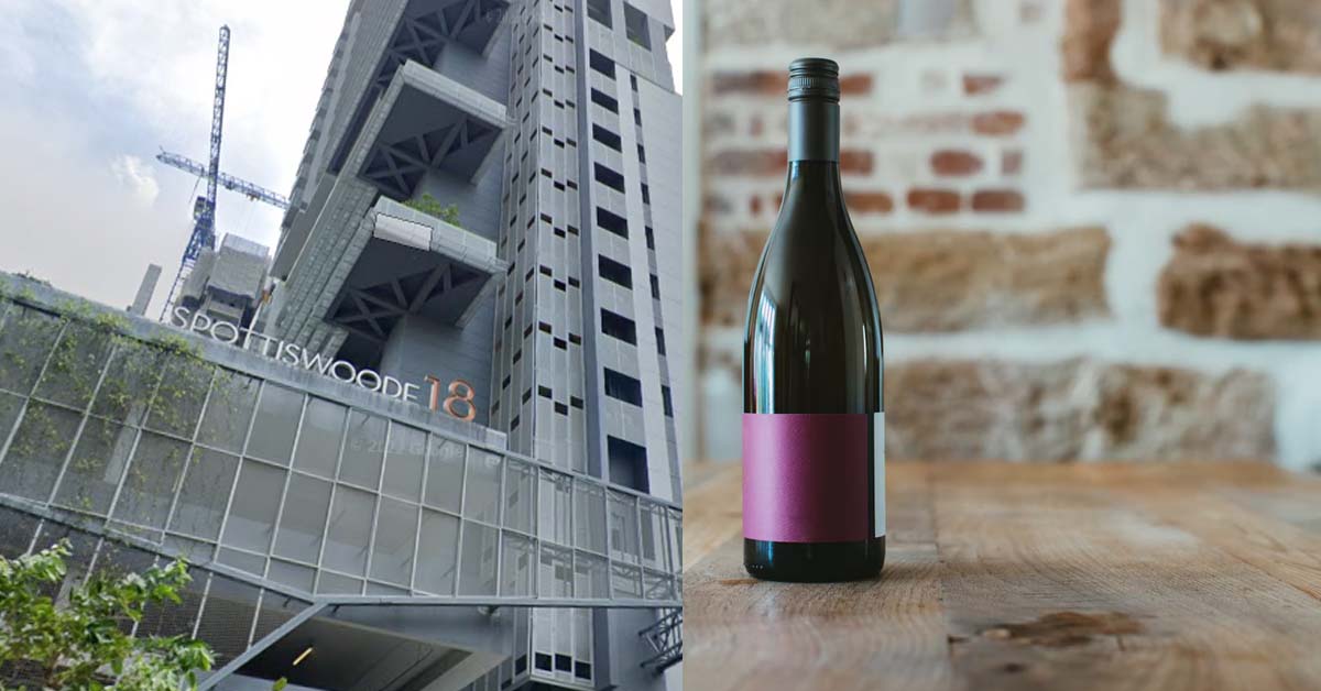ANG MOH JAILED 5.5 YEARS, THREW WINE BOTTLE OUT OF CONDO KILLING ELDERLY MAN