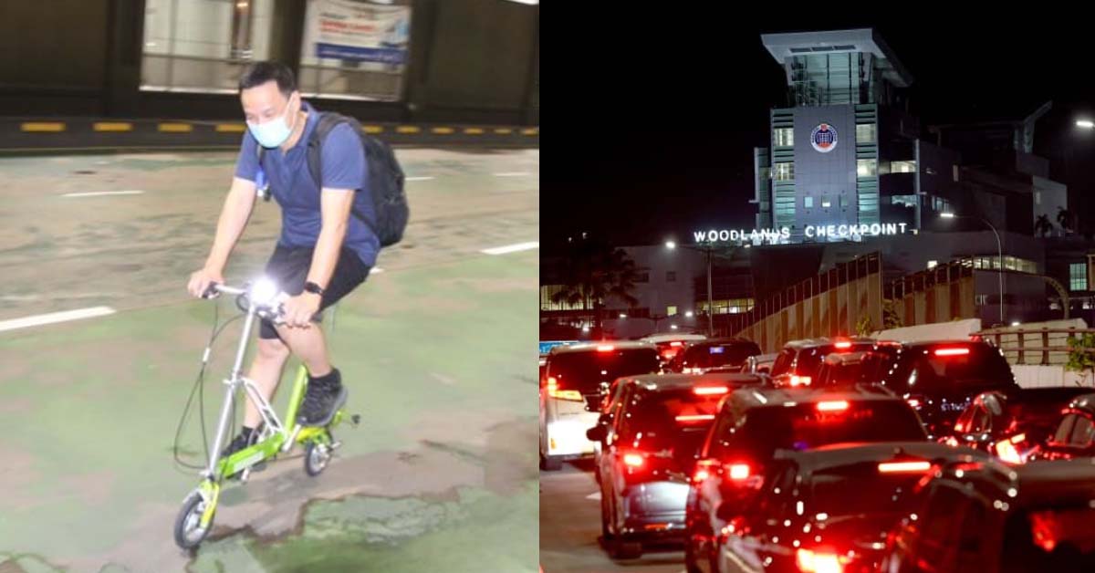 FASTEST WAY TO GO TO JOHOR IS CYCLING, NO NEED TO WORRY ABOUT JAM