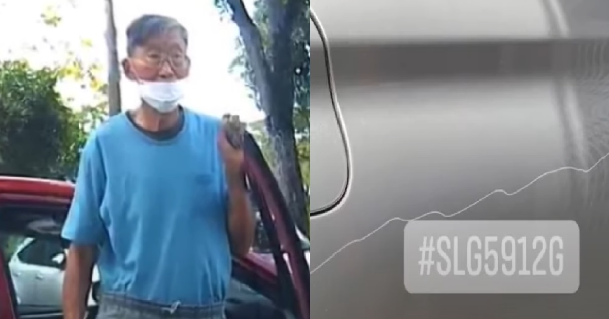 UNCLE FAILED TO SNATCH PARKING LOT, THEN SCRATCHES DRIVER’S CAR