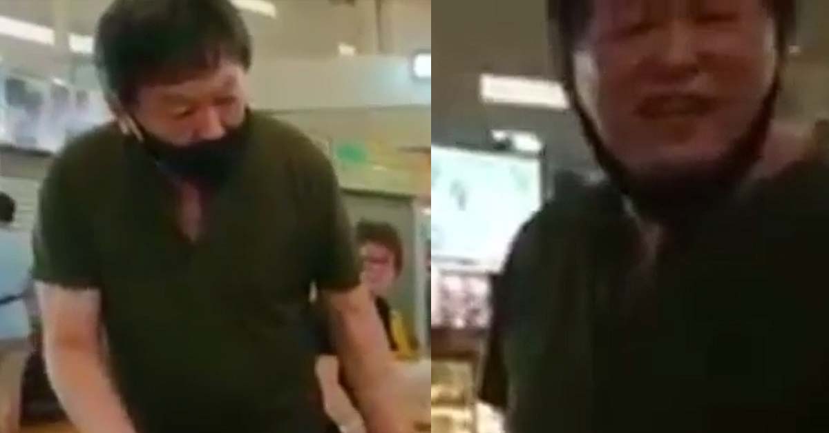 VEGE STALL HAWKER SCOLD VULGAR HOKKIEN CAUSE HE “CHOPPED” TABLE