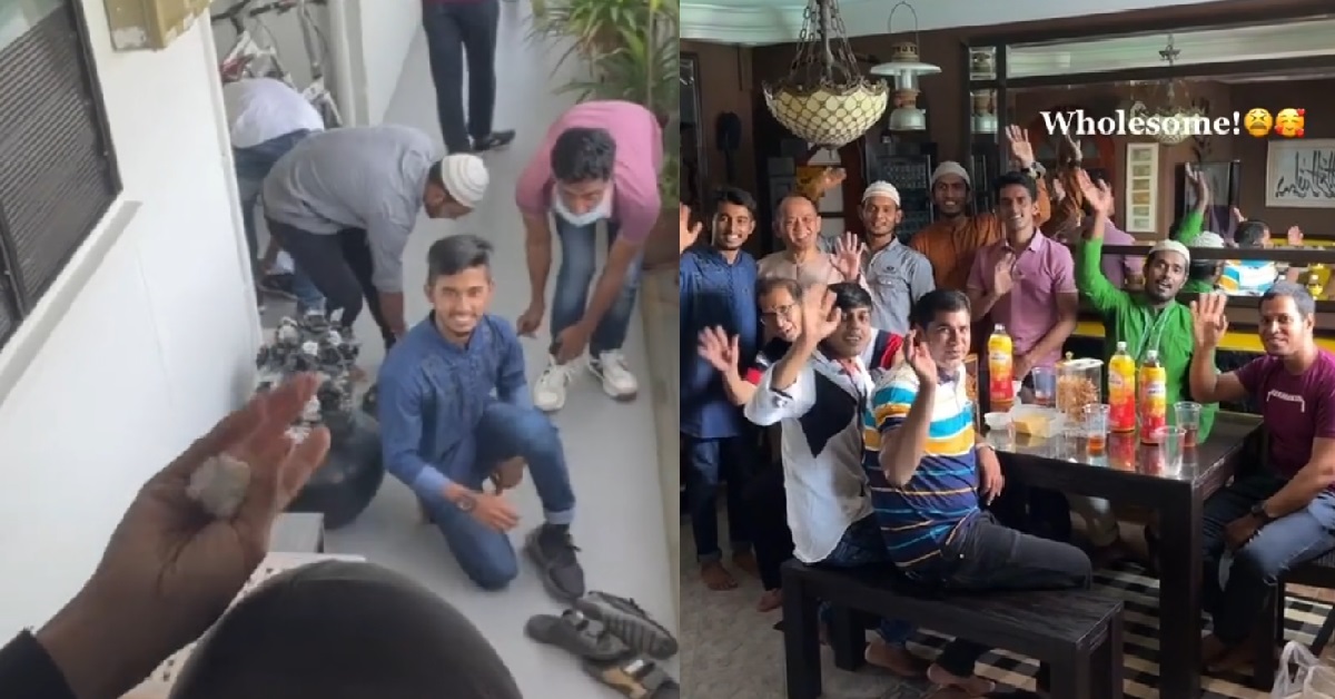 KIND FAMILY INVITED MIGRANT WORKERS INTO HOME FOR HARI RAYA