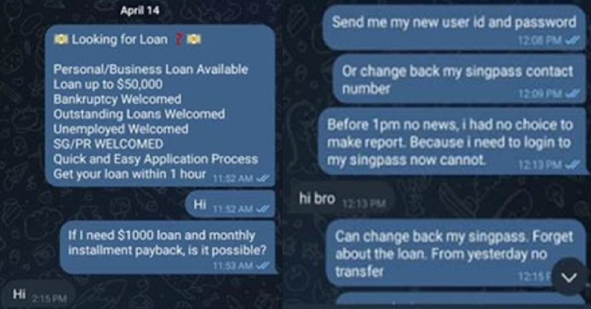 POLICE ADVISORY ON LOAN SCAMS ON MESSAGING PLATFORMS, $20K ALREADY LOST