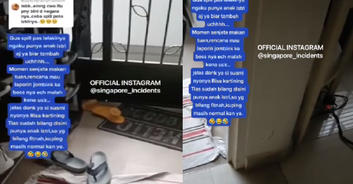 MAID BROKE UP WITH BF, BF WENT TO HER HOME TO ARGUE WITH EMPLOYERS