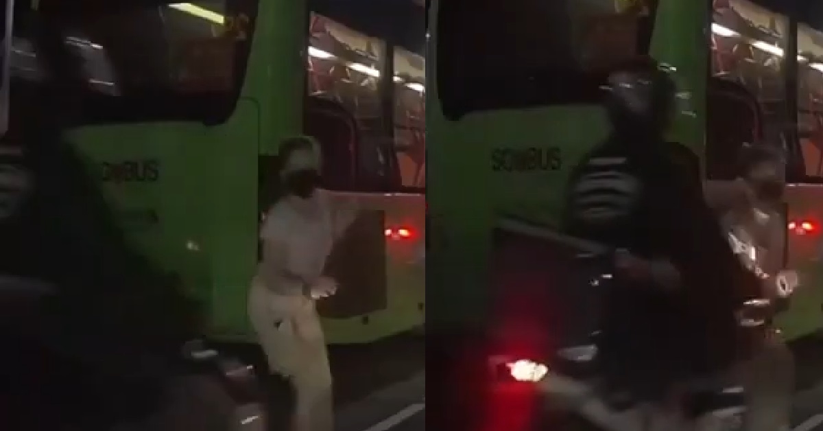 WOMAN JAYWALKING, ALMOST SENT TO MEET YAN LUO WANG IN PERSON