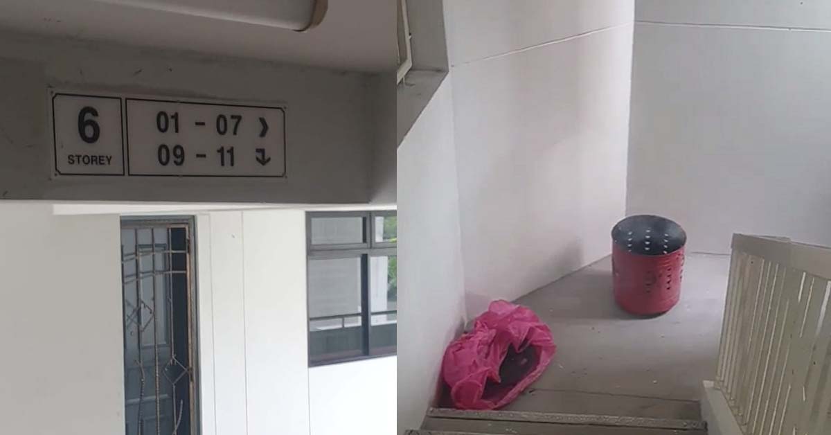 NEIGHBOUR BURN INCENSE AT STAIRCASE, STAIRWELL FULL OF SMOKE