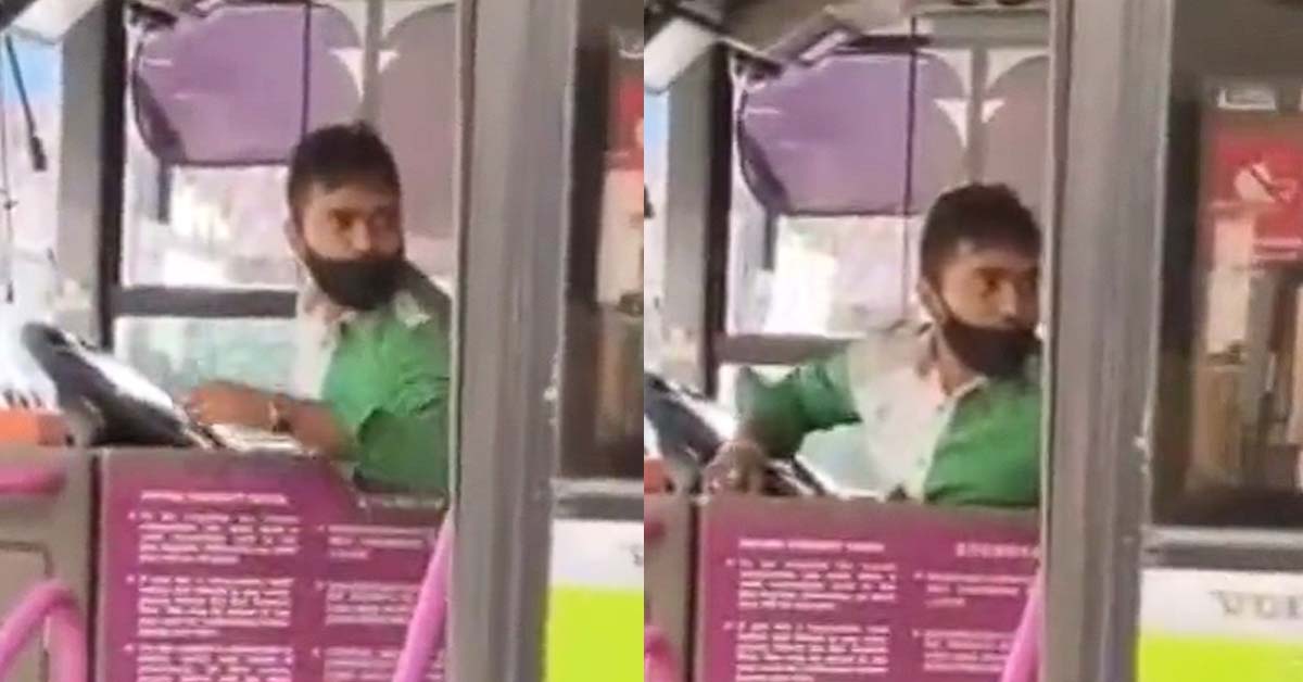 BUS DRIVER SEEN CHASING DOWN PASSENGER AT JURONG WEST