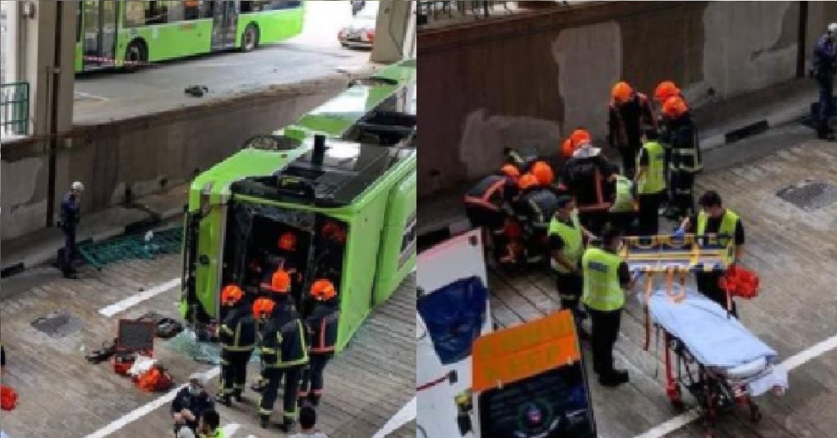 BUS DRIVER WHO CAUSED HORRIFIC CRASH @ BATOK BUS INTERCHANGE, JAILED