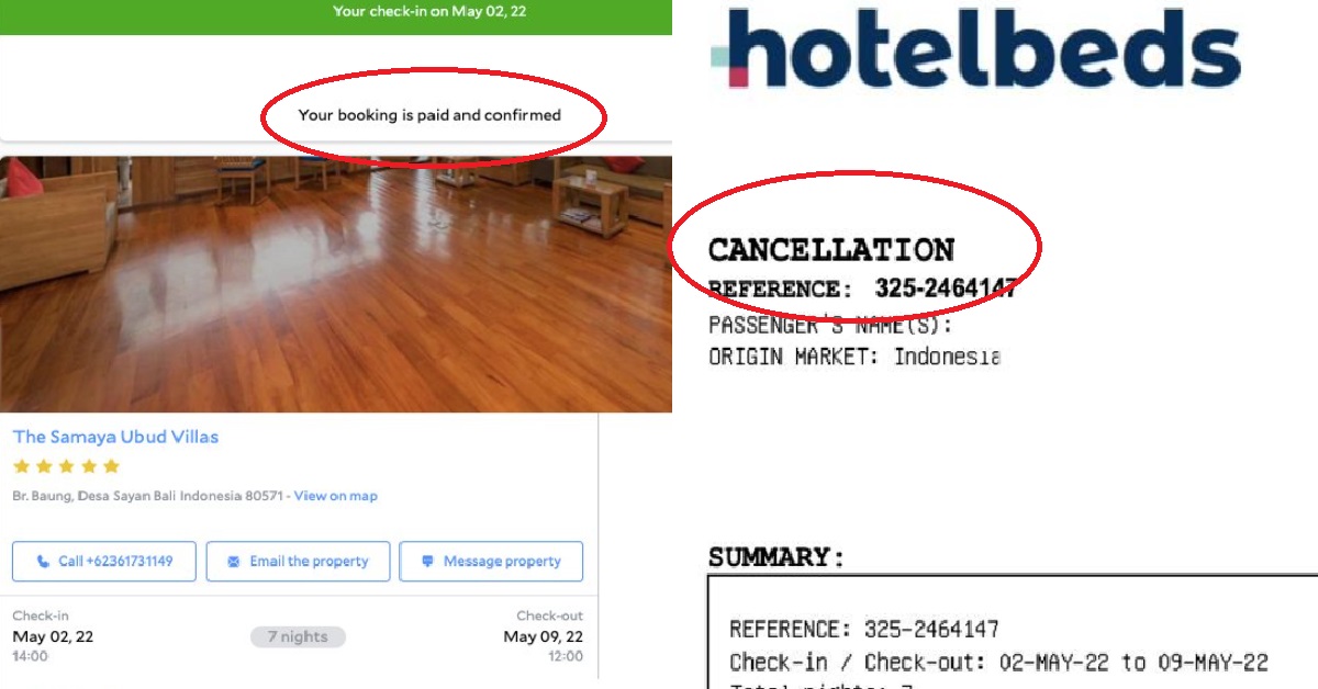 AGODA ALLEGEDLY CANCELLED WOMAN’S HOTEL BOOKING WITHOUT INFORMING