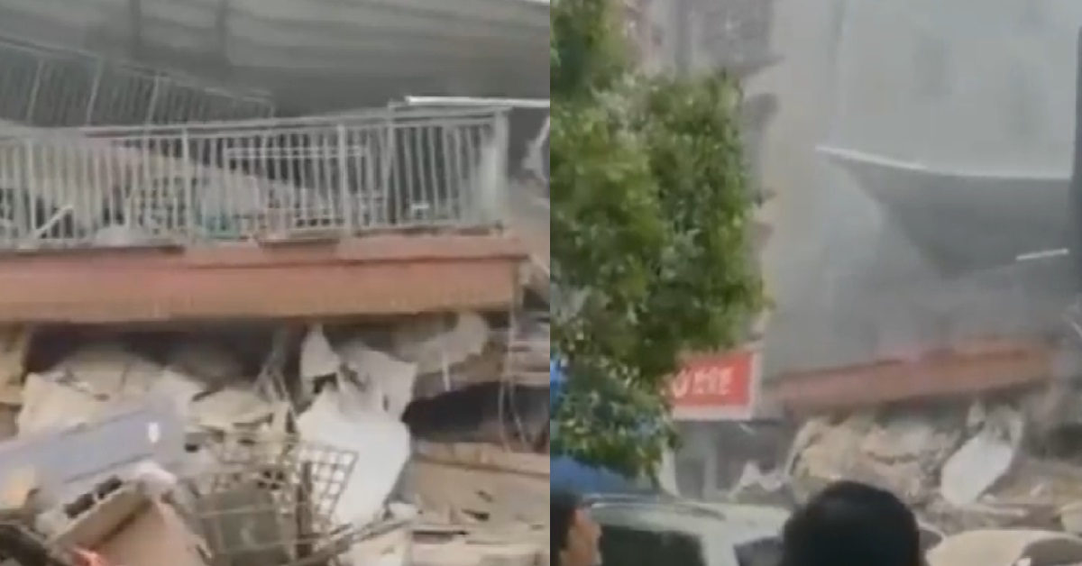 BUILDING IN CHINA COLLAPSES, 53 FOUND DEAD & RESCUE MISSION ENDED