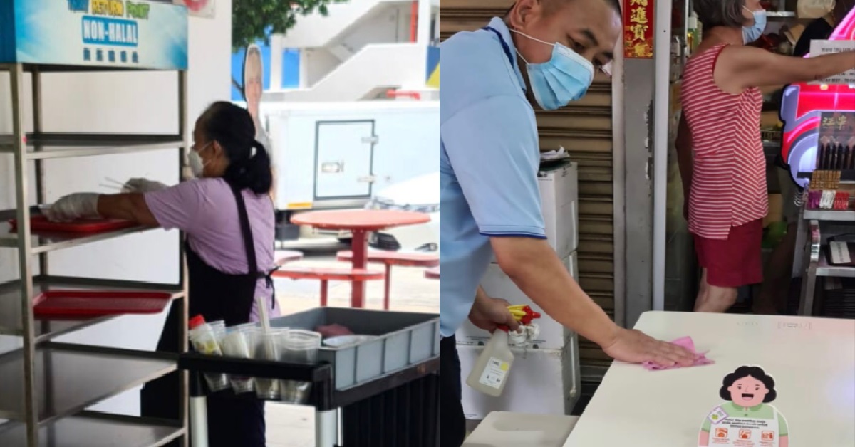 NEA – HAWKER CENTRES GETTING CROWDED, BE PATIENT WITH CLEANERS