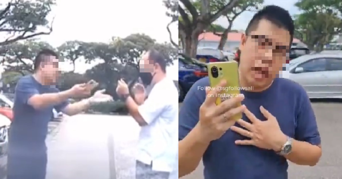 GUY LAUGHING AFTER BEING CONFRONTED FOR RECKLESS DRIVING