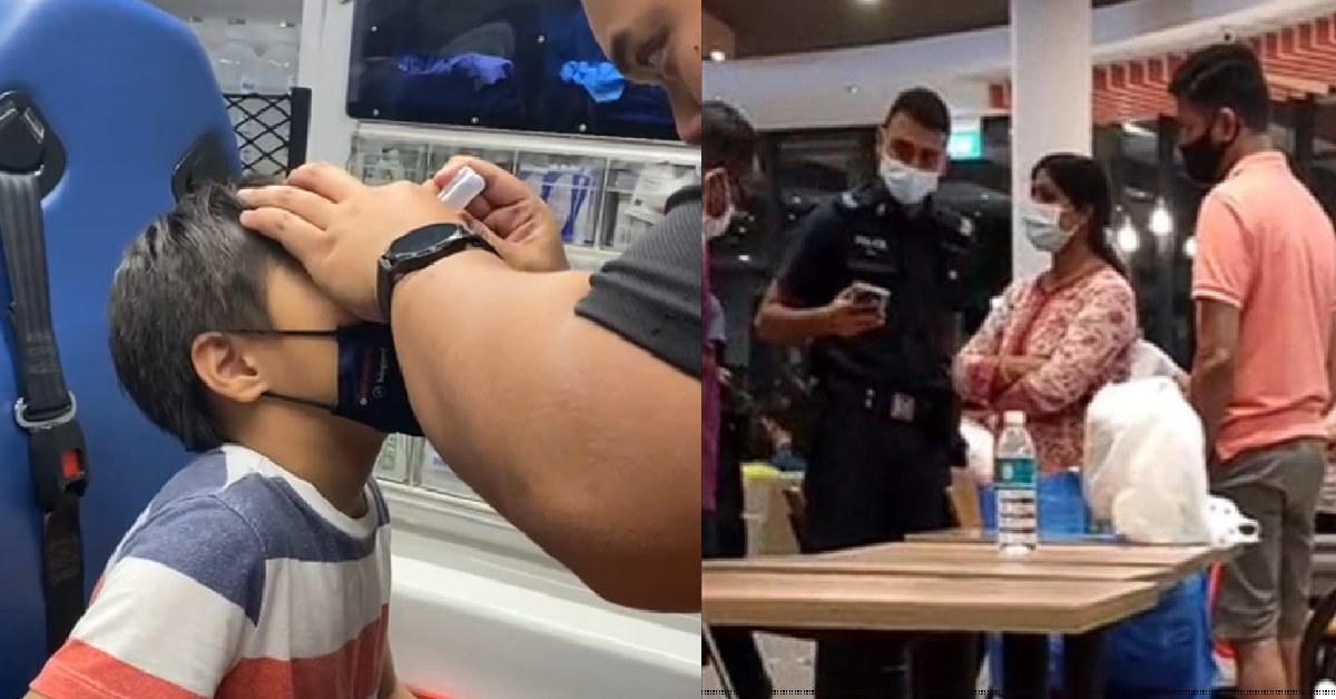 MUM RECOUNTS POV OF BOY SPRAYING EXTINGUISHER INTO HER KIDS’ EYES