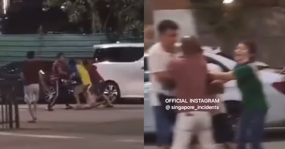 HUGE EPIC FIGHT BROKE OUT, PARK CAR IN MIDDLE OF ROAD TO HOOT OTHERS