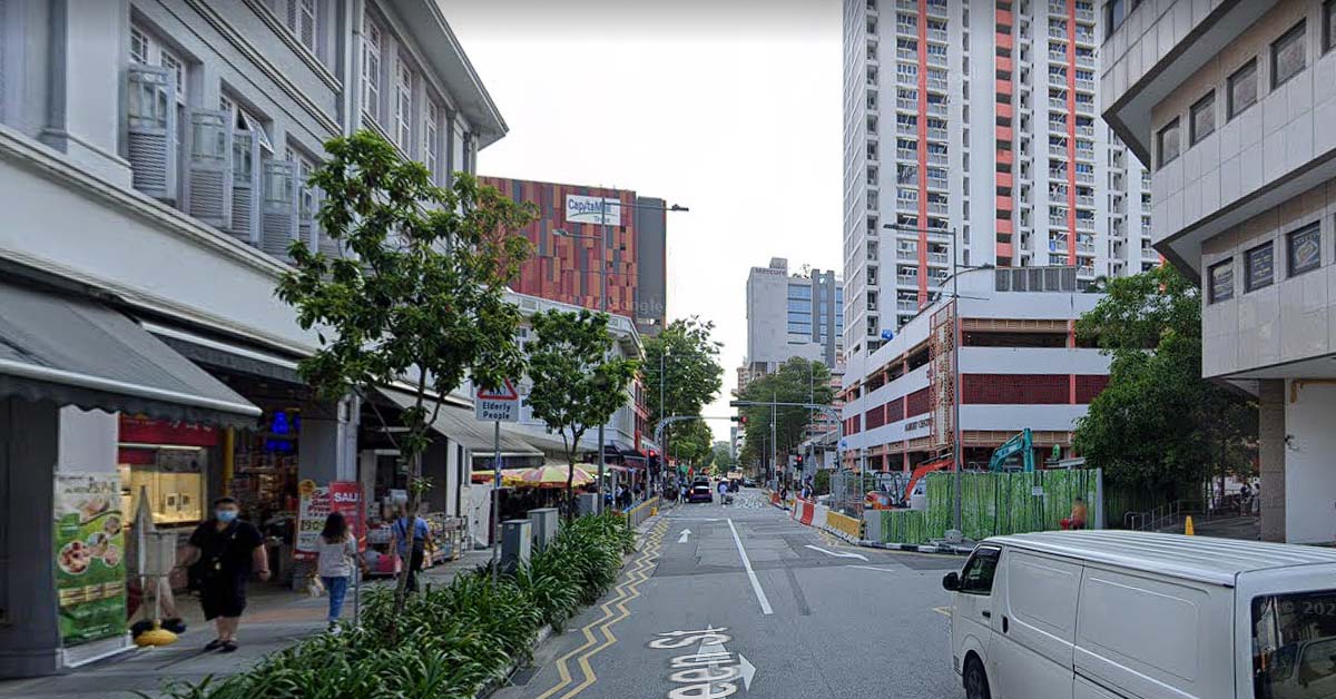 62 Y.O ARRESTED AFTER STEALING BAGS FROM TWO FOOD CENTRES