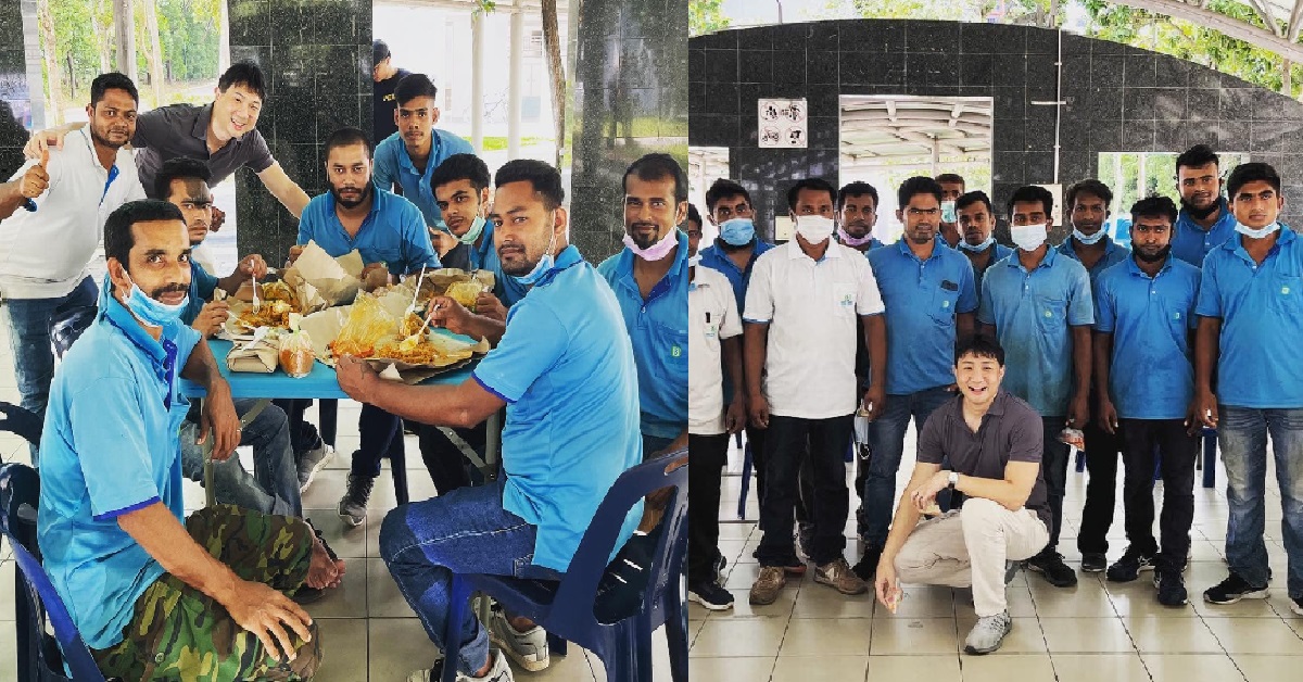 SENGKANG GRC BELANJA MAKAN TO CONSERVANCY WORKERS TO THANK THEM