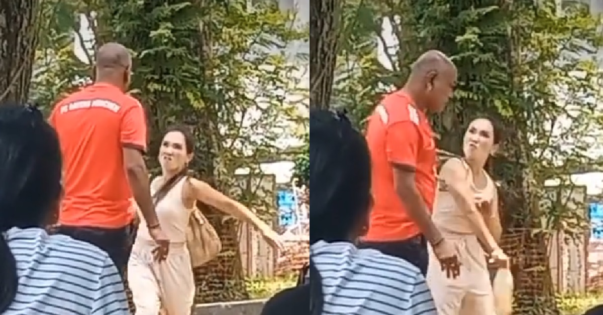 WEEKLY DRAMA ON SUNDAYS – DRUNK MAN NOT HAPPY, KICKS WOMAN