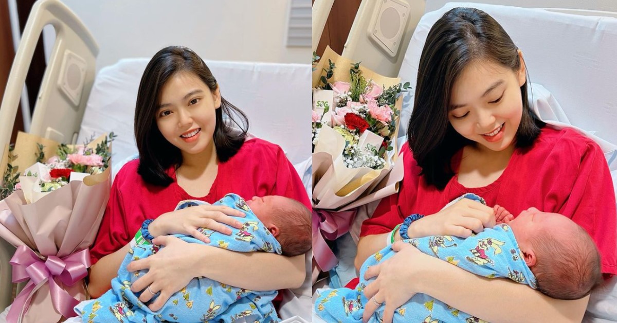 KIMBERLY CHIA GIVES BIRTH TO BABY BOY, NAMES HIM KYZEN