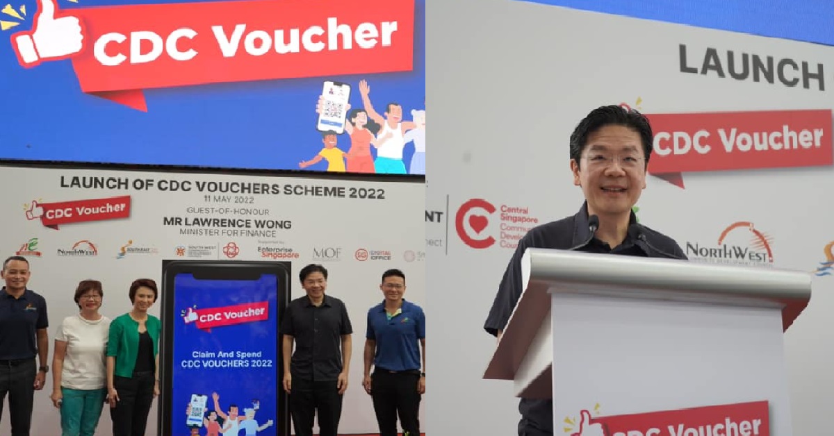 LAWRENCE WONG – HAPPY TO SEE MANY ARE ON BOARD THE CDC VOUCHERS SCHEME