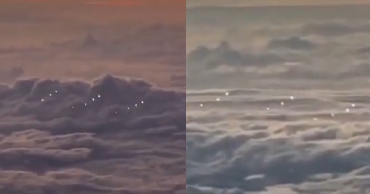 UFO SIGHTING – STRANGE LIGHTS SEEN HOVERING OVER SOUTH CHINA SEA